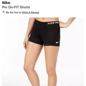 Nike Pro dri fit shorts M